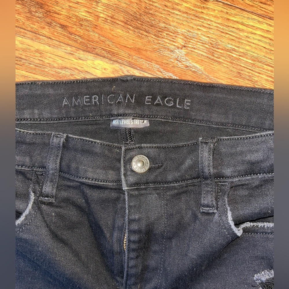 American Eagle Dark Gray Denim - image 1